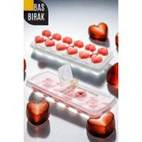 Creatividad Solutions Bas-Bırak Kapaklı Silikon Buz Kalıbı 720630