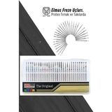 Creatividad Solutions Bella Diamond 30'lu Profesyonel Elmas Freze Protez Jel Tırnak Törpü Ucu Seti 722928