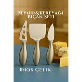 Creatividad Solutions Inox Peynir Bıçağı Seti - Tereyağı Bıçağı Kahvaltı Seti Profesyonel Tasarım 304 Paslanmaz Çelik 722041