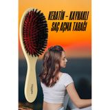 Creatividad Solutions Keratin Mikro Kaynak Saç Açma Fırçası Sağlıklı Ahşap 721412