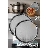 Creatividad Solutions Lahmacun Pizza Pide Pişirme Tepsisi 2 Li Set 32 cm 719633