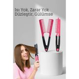 Creatividad Solutions Manuel V Tipi Keratin Saç Düzleştirici – Isısız, Taraklı Saç Maşası Pratik ve Taşınabilir 722360