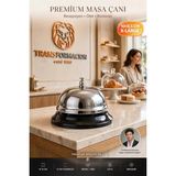 Creatividad Solutions Masa Çanı 10X8 cm Resepsiyon Servis Çağrı Zili Otel Ofis Restoran Karşılama Tezgah Zili Müşteri Uyarı Zil Butonu 723713