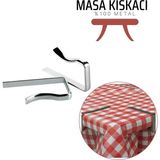Creatividad Solutions Masa Örtüsü Klipsi - Metal Masa Kelepçesi Masa Örtüsü Sabitleyici 4 Adet 716922