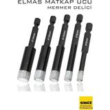 Creatividad Solutions Mermer Delme Elmas Matkap Ucu - 5'li Porselen Karo Seramik Taş, Cam, Granit Için Elmas Matkap Uçları 722461