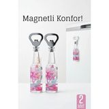 Creatividad Solutions Mıknatıslı Dekoratif Şişe Açacağı – Çiçekli Tasarım, Buzdolabı Magnetli, Pratik ve Şık 722322