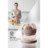 Creatividad Solutions Mini Limon Sıkacağı , Narenciye Sıkacağı – Ergonomik Pratik Meyve Presi 722807