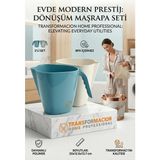 Creatividad Solutions Modern Maşrapa Seti | 2'li Kırılmaz Banyo Su Tası, Ergonomik Tasarım 723090