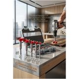 Creatividad Solutions Pro-Series: 5’li Ahşap Menteşe Yuva Açma ve Hassas Delik Panç Seti - Karl Edition 722981