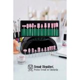 Creatividad Solutions Professional 12 Parça Protez Jel Tırnak Manikür Pedikür Freze Ucu Seti 722927