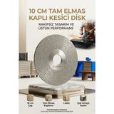 Creatividad Solutions Profesyonel Full Elmas Disk 100MM - Granit, Seramik, Metal Kesme & Bileme Taşı 723178