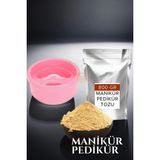 Creatividad Solutions Profesyonel Manikür Seti: Ergonomik Manikür Tası ve Zenginleştirilmiş Granül Bakım Tuzu 719685