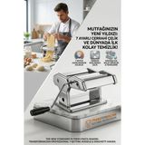 Creatividad Solutions Profesyonel Sökülebilir Kolay Temizlenen Erişte ve Makarna Makinesi - 7 Ayarlı Hamur Açma Spagetti Makinası 723138