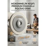 Creatividad Solutions Sert 100MM Yün Polisaj Flap Keçe - Matkap ve Spiral Uyumlu Metal Cam Parlatma Çarkı 723110