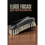 Creatividad Solutions Sert Kıllı Elbise Fırçası - Pantolon Paça Fırçası - Ayakkabı Bot Süet Nubuk Fırçası 721634