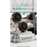 Creatividad Solutions TS-S250 Eversonic Tweeter Seti 350W Yüksek Performans Kristal Netliğinde Tiz Ses Hoparlörü 723158