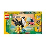 Creator 3'ü 1 Arada Vahşi Hayvanlar: Kuşu 31173-7 Yaş ve Üzeri Doğa ve Hayvan Tutkunu Çocuklar Için Kelebek ve Balık Olarak Inşa Edilebilen Yaratıcı Oyuncak Yapım Seti (225 Pr) - 0 - Siyah