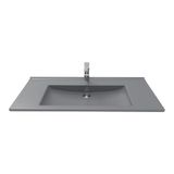 Creavit 100 cm Su Mat Antrasit Etajerli Lavabo