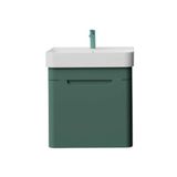 Creavit 60 cm Nil Yeşili Tek Çekmeceli Kapaklı Colorit Lavabo Dolabı