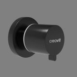 Creavit Ac50l Aç - Kapa Ara Kesme Valfi Taharet Musluğu Mat Siyah