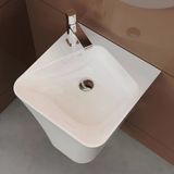Creavit Avis Monoblok Batarya Delikli Beyaz Lavabo 45X45 Cm Av145