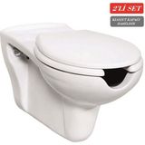 Creavit Bedensel Engelli Asma Klozet 1.kalite (BD320.02) + Engelli Yavaş Kapanan Kapak 2'li Set - Beyaz