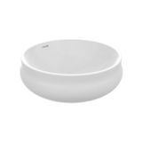 Creavit Beyaz GO140-00CB00E-0000 Gordo Tezgah Üstü Lavabo 40 cm Yuvarlak Çanak Lavabo