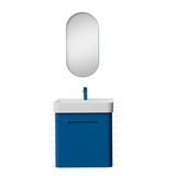Creavit CO0060.42 Colorit Çekmeceli Lavabo Dolabı 60 cm Ve Oval Ayna Ocean