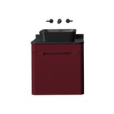 Creavit Colorit 60 cm Berry Tek Çekmeceli Lavabo Dolabı