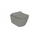 Creavit Cool Grey EG321-00CG00E-0000 Elegant Rim-Off Kanalsız Asma Klozet