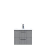 Creavit D10 Next Tezgah Altı 2 Çekmeceli 65 cm Gri Lake Lavabo Dolabı