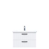 Creavit D10 Next Tezgah Altı 2 Çekmeceli 80 cm Beyaz Lake Lavabo Dolabı