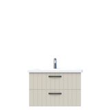 Creavit D10 Next Tezgah Altı 2 Çekmeceli 80 cm Dafne Lake Lavabo Dolabı