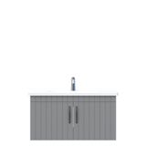 Creavit D10 Next Tezgah Altı Kapaklı 100 cm Gri Lake Lavabo Dolabı