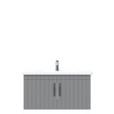 Creavit D10 Next Tezgah Altı Kapaklı 100 cm Gri Lake Lavabo Dolabı