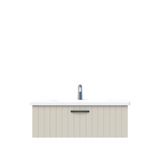 Creavit D10 Next Tezgah Üstü 1 Çekmeceli 100 cm Dafne Lake Lavabo Dolabı
