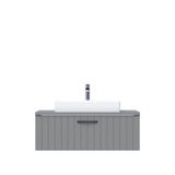 Creavit D10 Next Tezgah Üstü 1 Çekmeceli 100 cm Gri Lake Lavabo Dolabı