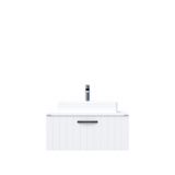 Creavit D10 Next Tezgah Üstü 1 Çekmeceli 80 cm Beyaz Lake Lavabo Dolabı