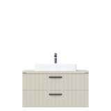 Creavit D10 Next Tezgah Üstü 2 Çekmeceli 100 cm Dafne Lake Lavabo Dolabı