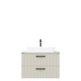 Creavit D10 Next Tezgah Üstü 2 Çekmeceli 80 cm Dafne Lake Lavabo Dolabı