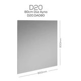 Creavit D20 80x80 cm Düz Ayna
