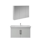 Creavit D20 Kapaklı Lavabo Dolabı Dolaplı Ayna Takımı Beyaz 100 cm