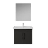 Creavit D20 Kapaklı Lavabo Dolabı Düz Ayna Takımı Antrasit 65 Cm