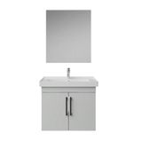 Creavit D20 Kapaklı Lavabo Dolabı Düz Ayna Takımı Beyaz 65 Cm