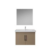 Creavit D20 Kapaklı Lavabo Dolabı Düz Ayna Takımı Dafne 80 cm