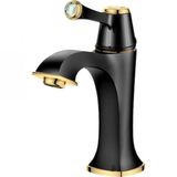 Creavit EG1500-S Elegant Altın Siyah Lavabo Bataryası