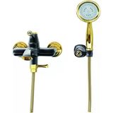 Creavit Eg2500-S Siyah Altın Elegant Banyo Bataryası El Duşu
