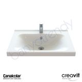 Creavit Eksen 65 cm Etajerli Lavabo