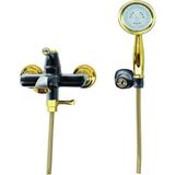Creavit Elegant Banyo Armatürü Siyah Altın