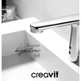 Creavit ES2400 Tek Su Girişli Fotoselli Lavabo Bataryası
